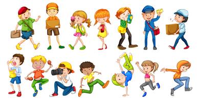 Set of people character vector